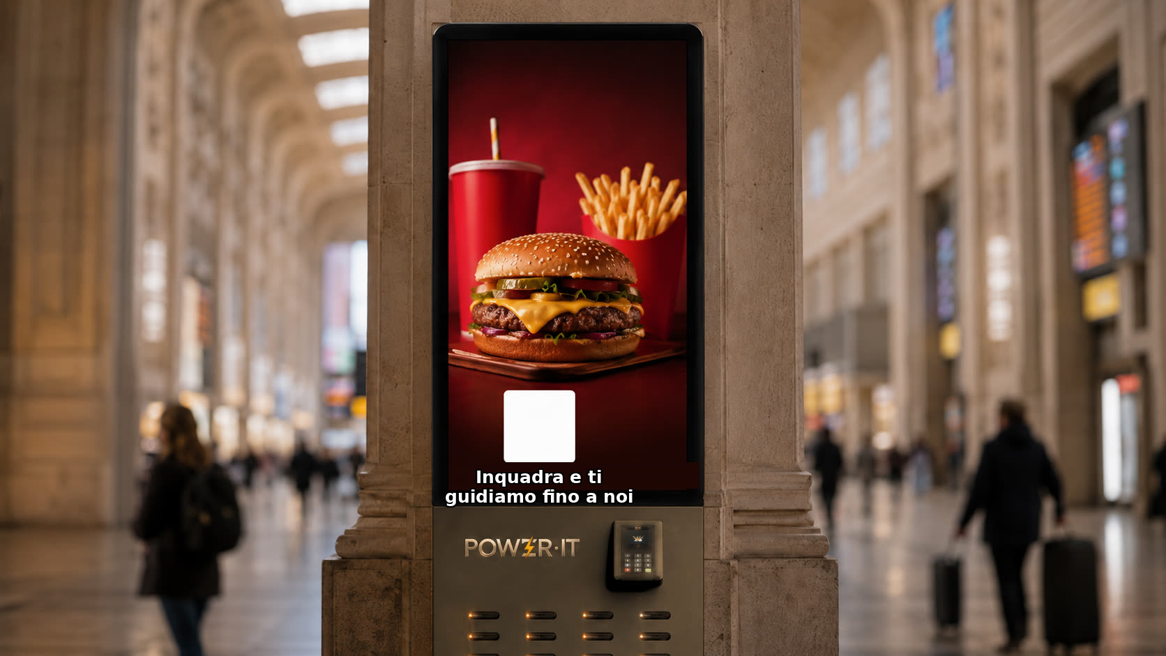 ADV food sullo schermo Tower